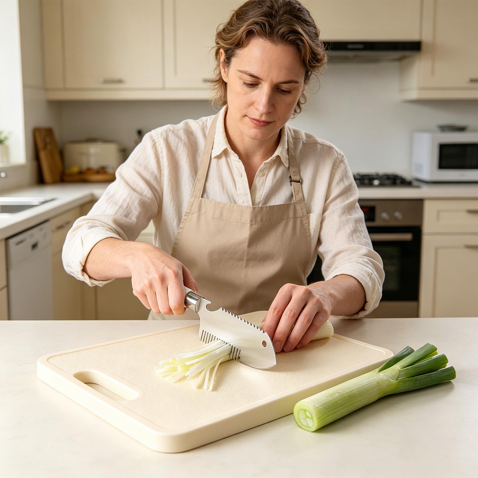 Home Cooking Restaurant - Green Onion Shredder 4 In 1