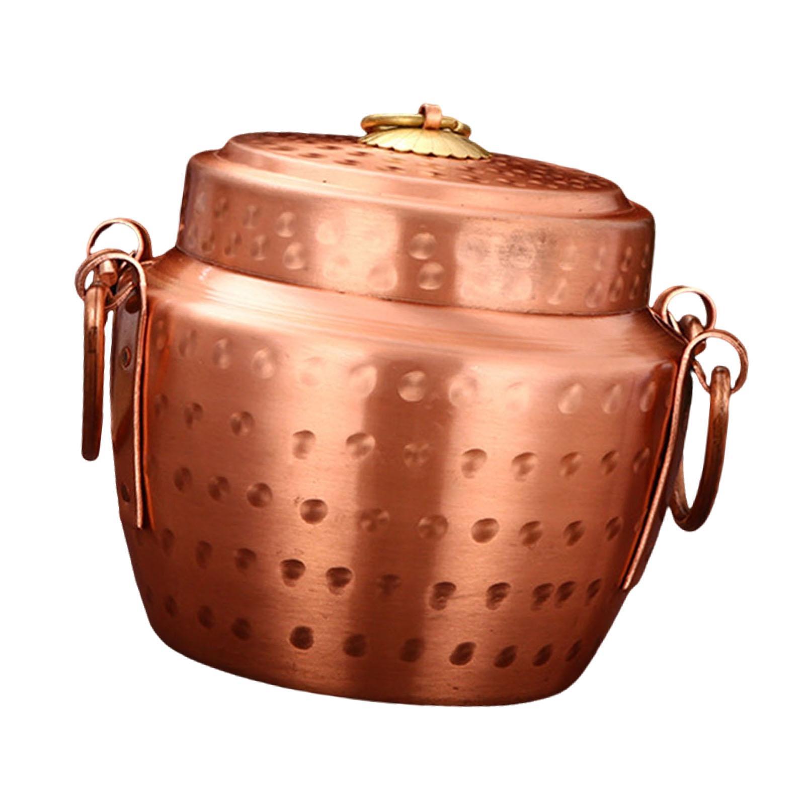 Home Cooking Restaurant - Copper Pot Handmade Thickened with Cover