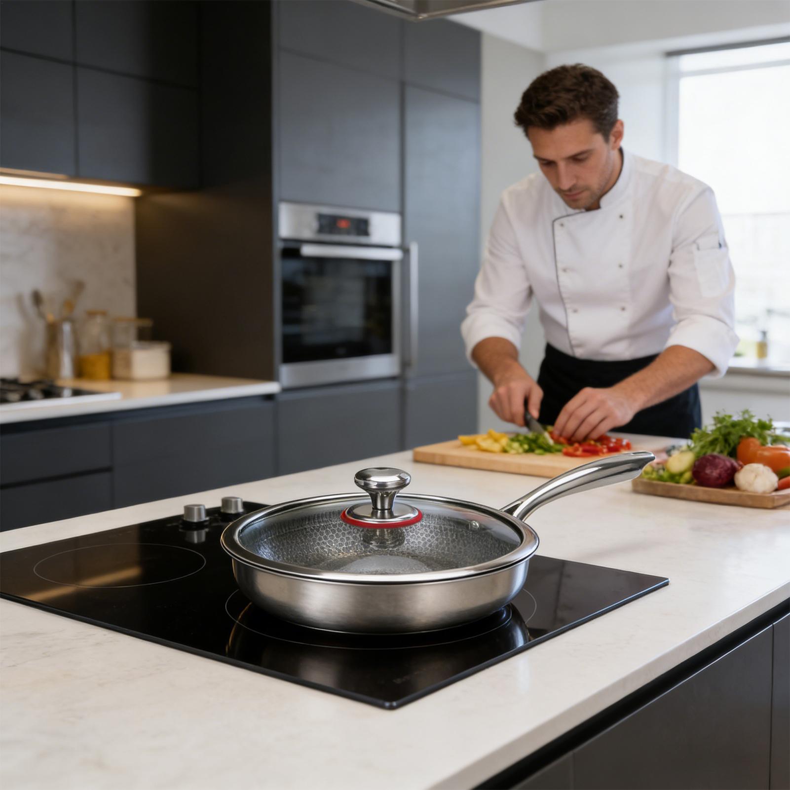 Titanium Cooking Pan Non-Stick - Home Cooking Steak ulasan dan harga