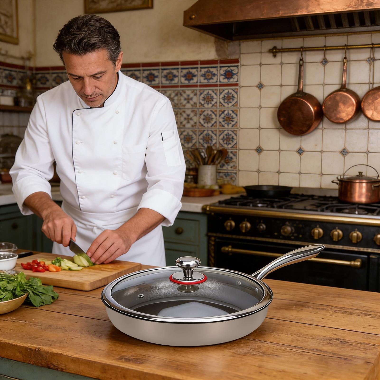 Titanium Cooking Pan Non-Stick - Home Cooking Steak ulasan dan harga