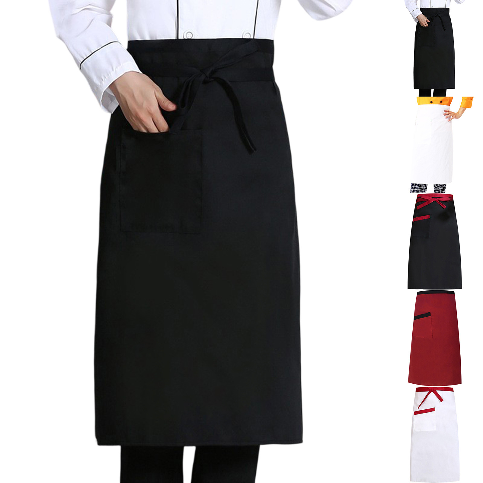 Kitchen Apron Half-length Unis - Home Cooking Restaurant ulasan dan harga