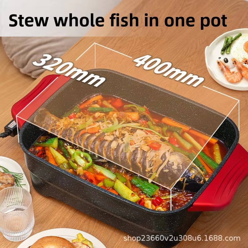 Electric Hot Pot Home Use Mult - Home Cooking Usa ulasan dan harga
