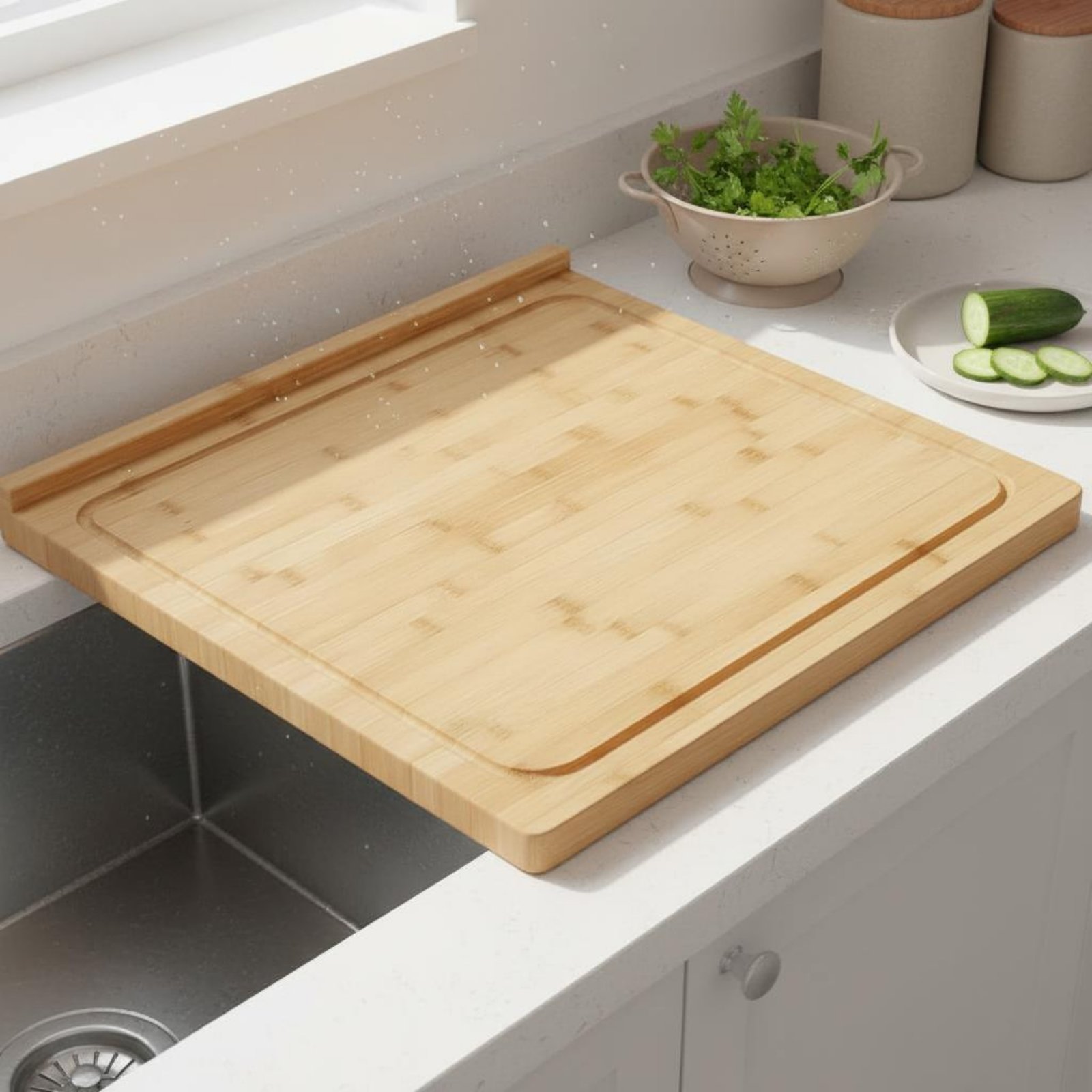 Over the Sink Cutting Board Mu - Home Cooking Usa ulasan dan harga