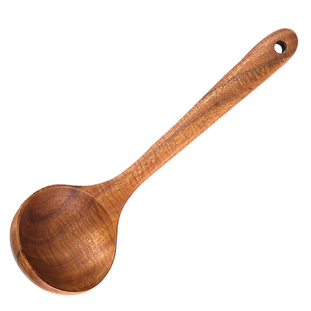Large Teak Wooden Ladle Natura - Home Cooking Restaurant ulasan dan harga