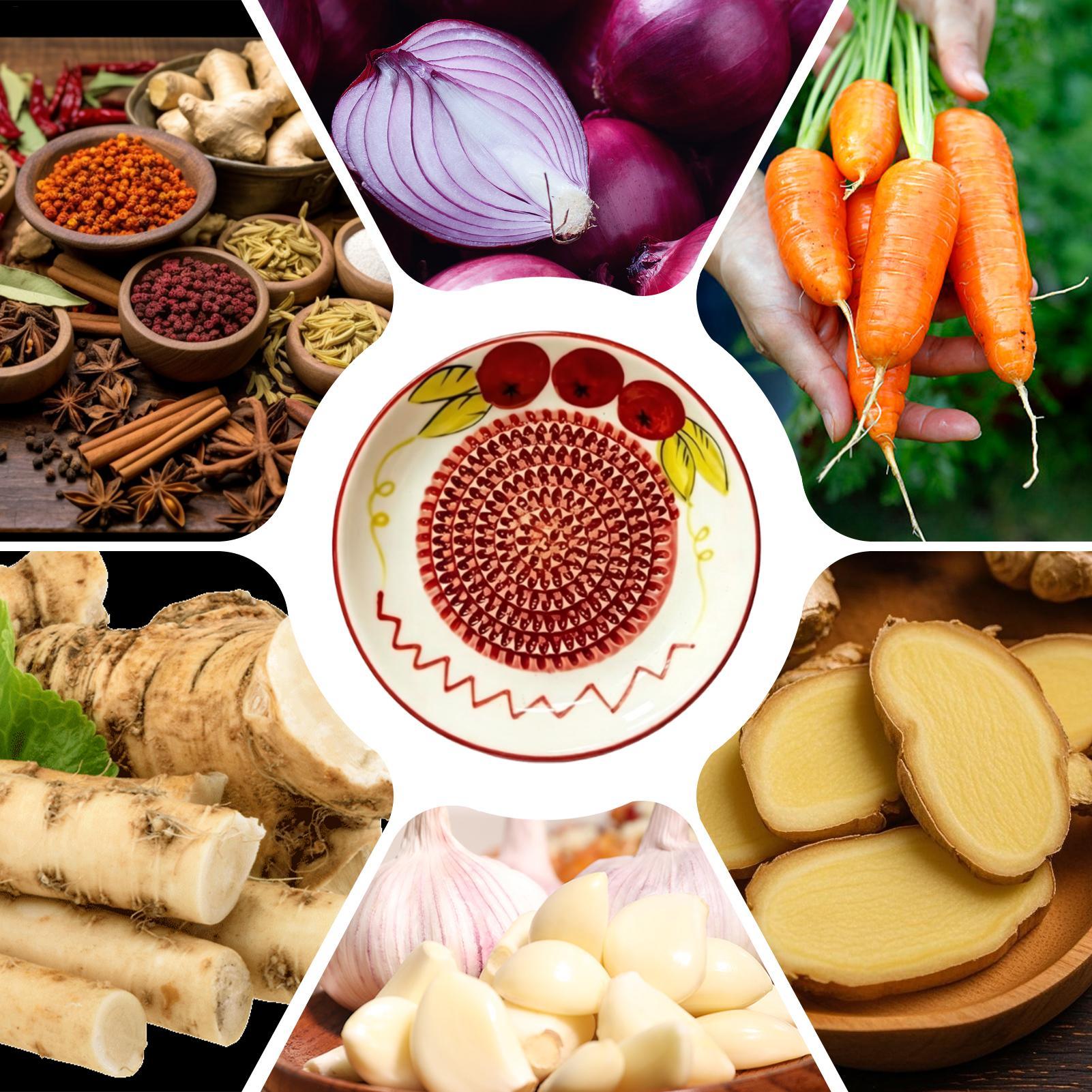 Ceramic Garlic Grater Plate Ha - Home Cooking Restaurant ulasan dan harga