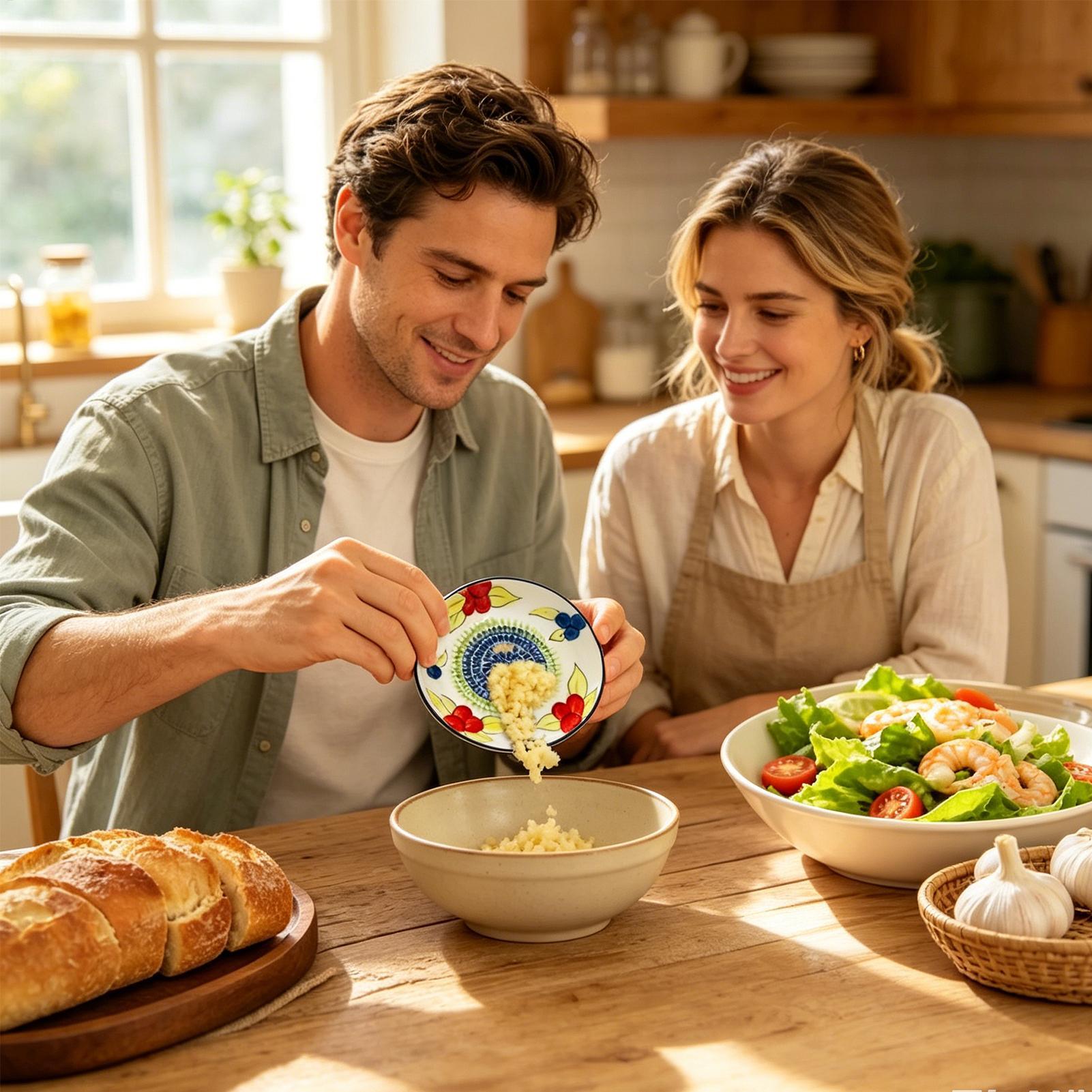Ceramic Garlic Grater Plate Ha - Home Cooking Restaurant ulasan dan harga